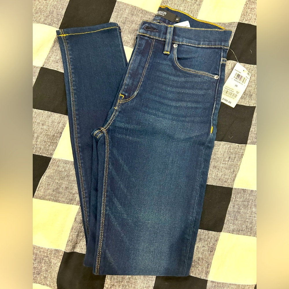 NWT Hudson jeans. Barbara high waist super skinny. Size 25. Enhance wash